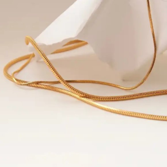 18k Gold Filled Layered Necklace Set - Picture 5 of 5